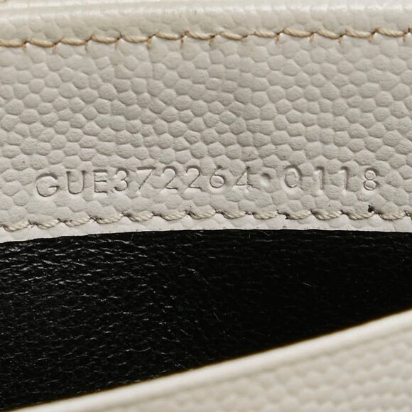 SAINT LAURENT White Leather Wallet - Picture 10 of 11